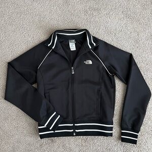 The North Face Black and White Zip-Up Jacket